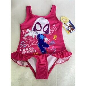 Marvel Spidey and his Amazing Friends Ghost Spider One Piece Swimsuit Girls 3T